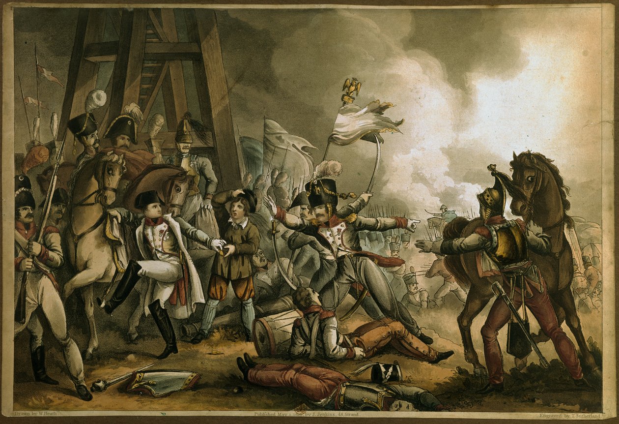 Every Man for Himself, gravado por Thomas Sutherland, 1816 (colorido aquatint) de William Heath