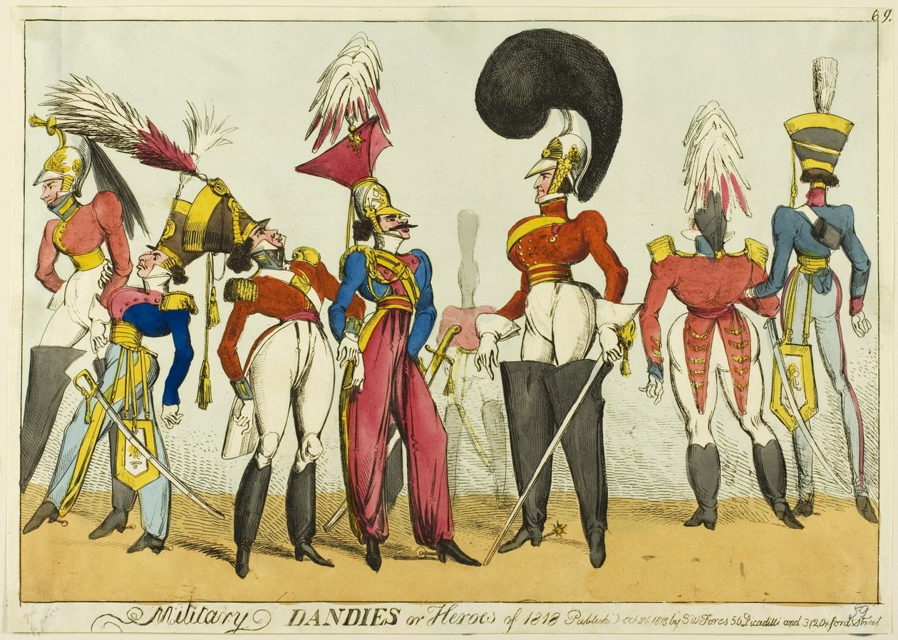 Dândis militares ou heróis de 1818 de William Heath