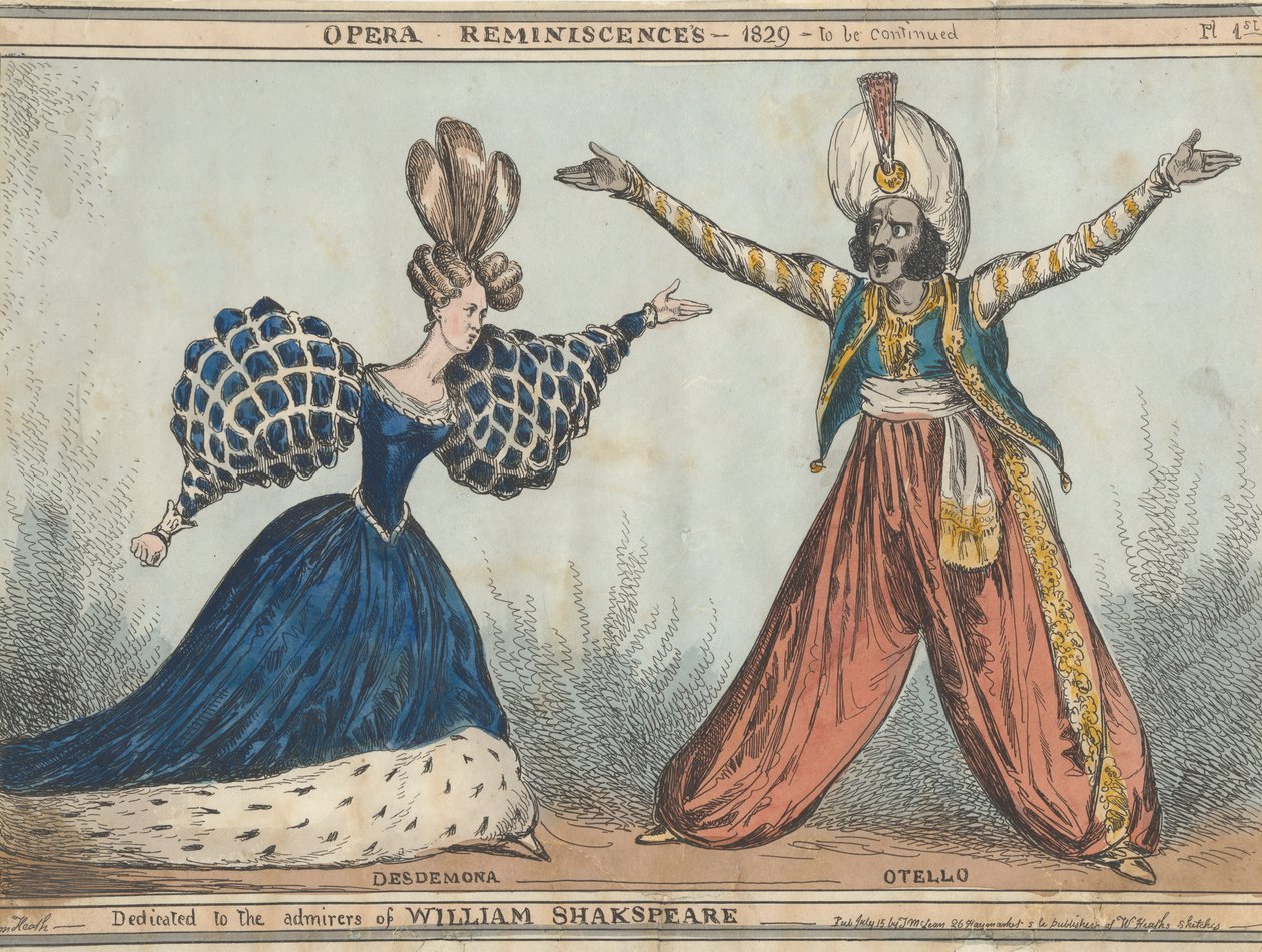 Reminiscências de Ópera: Desdemona e Othello de William Heath