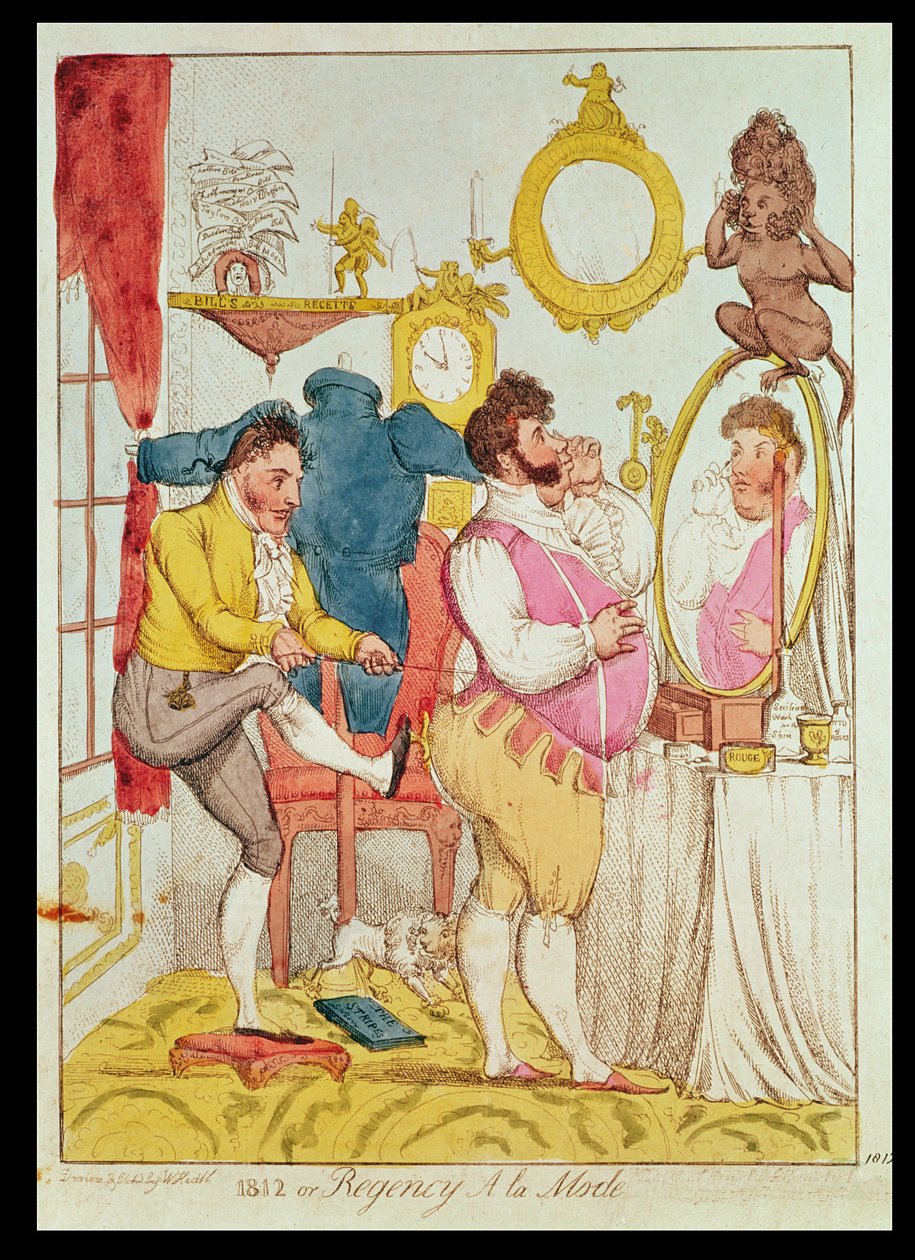 Regência a la Mode, desenho animado de William Heath