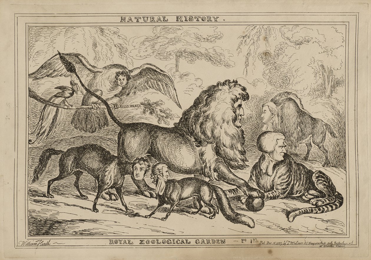 Royal Zoological Garden, publicado em 15 de dezembro de William Heath