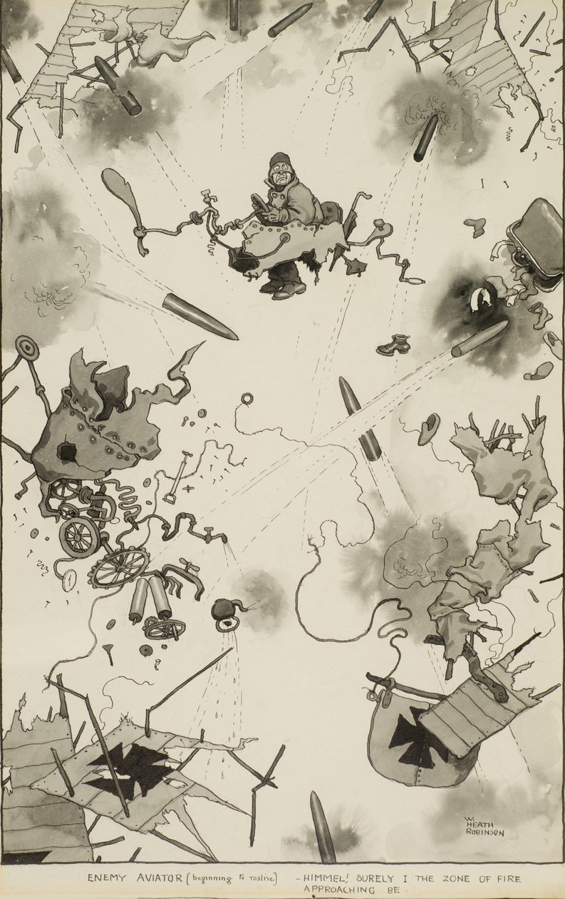 Uma conclusão agradável, c.1918 de William Heath Robinson