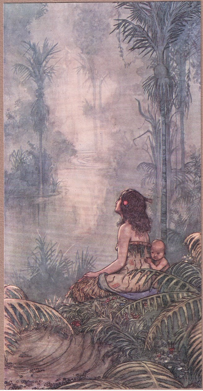 Auckland. Por último, mais solitário, mais adorável, requintado, distante de William Heath Robinson