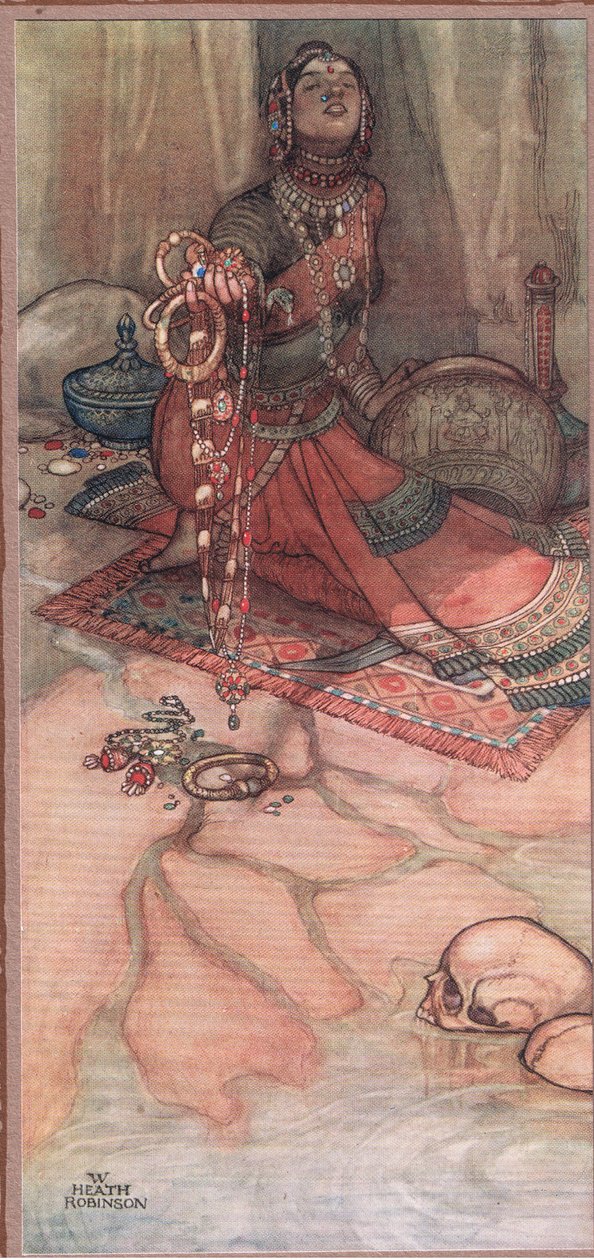 Calcutá. Eu, o capitão do mar, amei o rio construído de William Heath Robinson