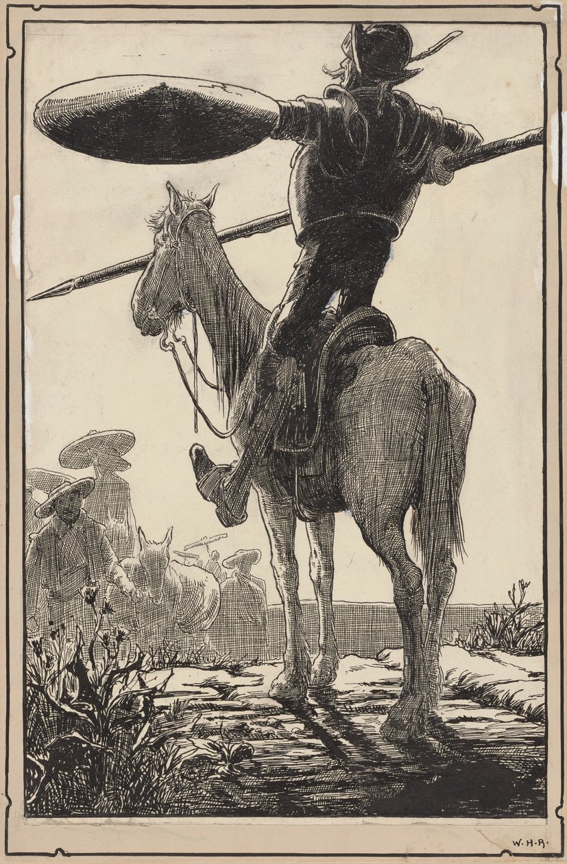 Dom Quixote de William Heath Robinson