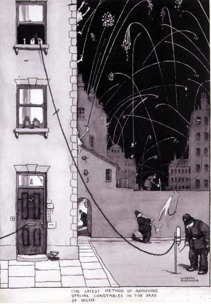 The Latest Method of Arousing Special Constables in the Dead of Night