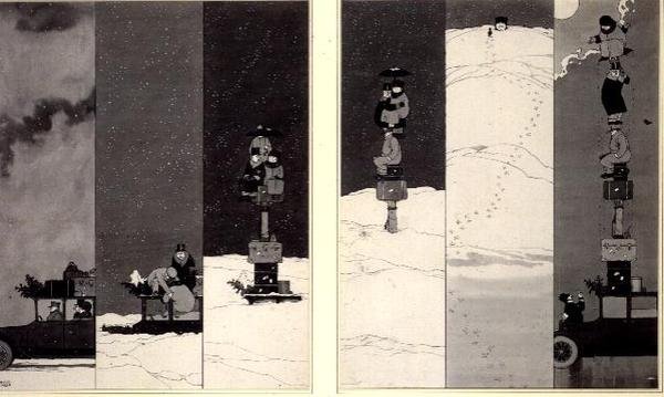 O Descongelamento, do "Humorista", Número de Natal de William Heath Robinson