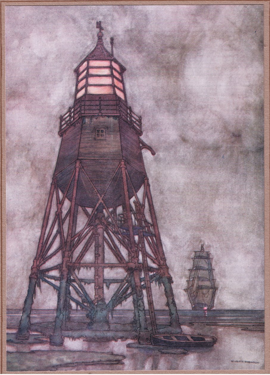As luzes da costa da Inglaterra de William Heath Robinson
