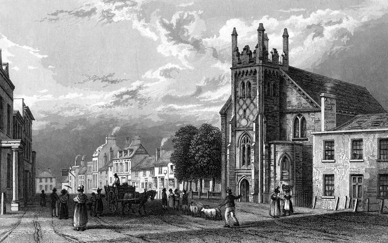 Billericay, Essex, gravado por Henry Wallis, 1833 de William Henry Bartlett