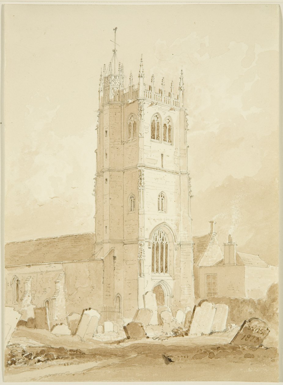 Bitton Church, Gloucestershire de William Henry Bartlett