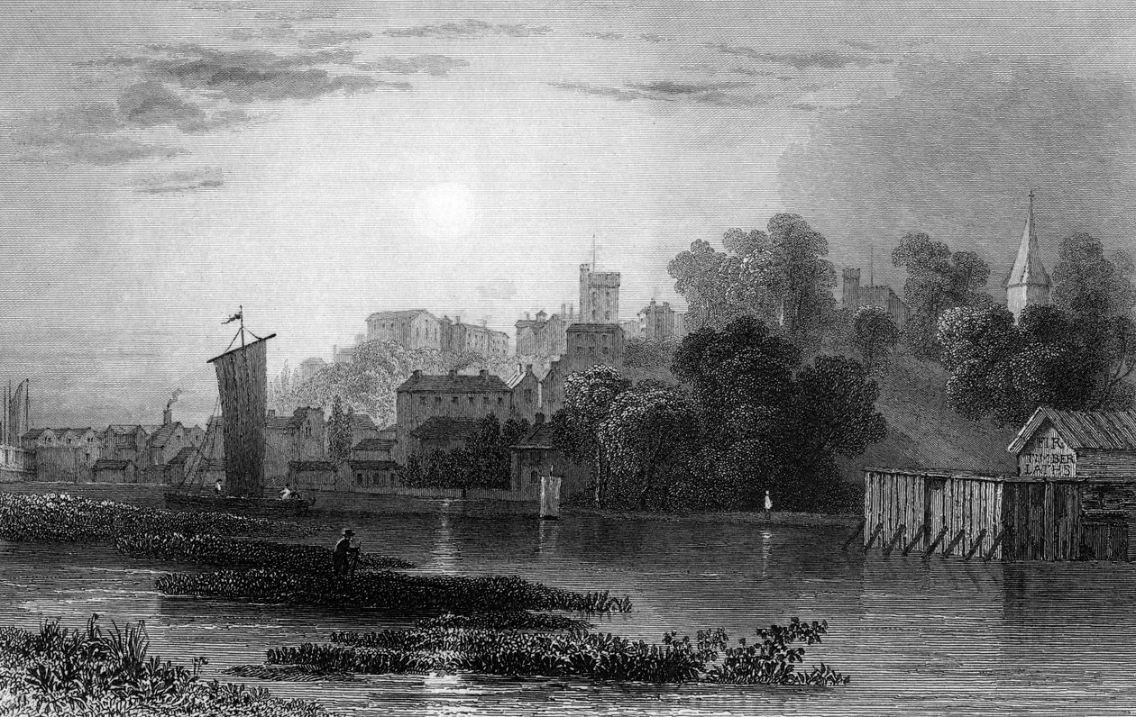 Maldon, Essex, gravado por Henry Adlard, 1831 de William Henry Bartlett
