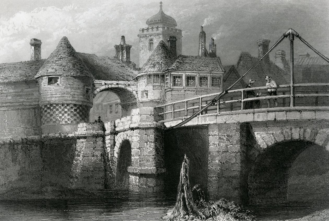 Sanduíche, gravado por E. Challis, 1841 de William Henry Bartlett