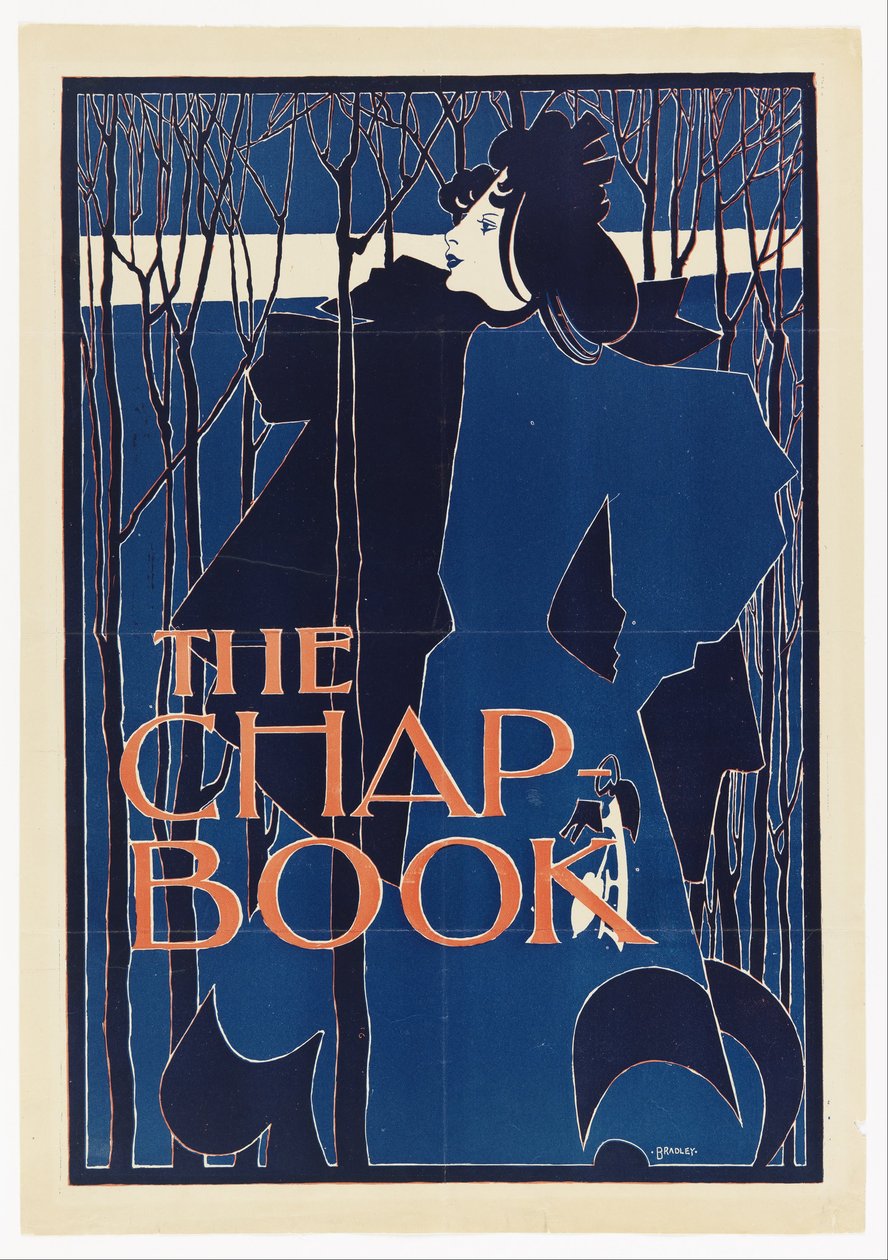 The Blue Lady, pôster para The Chap-Book de William Henry Bradley