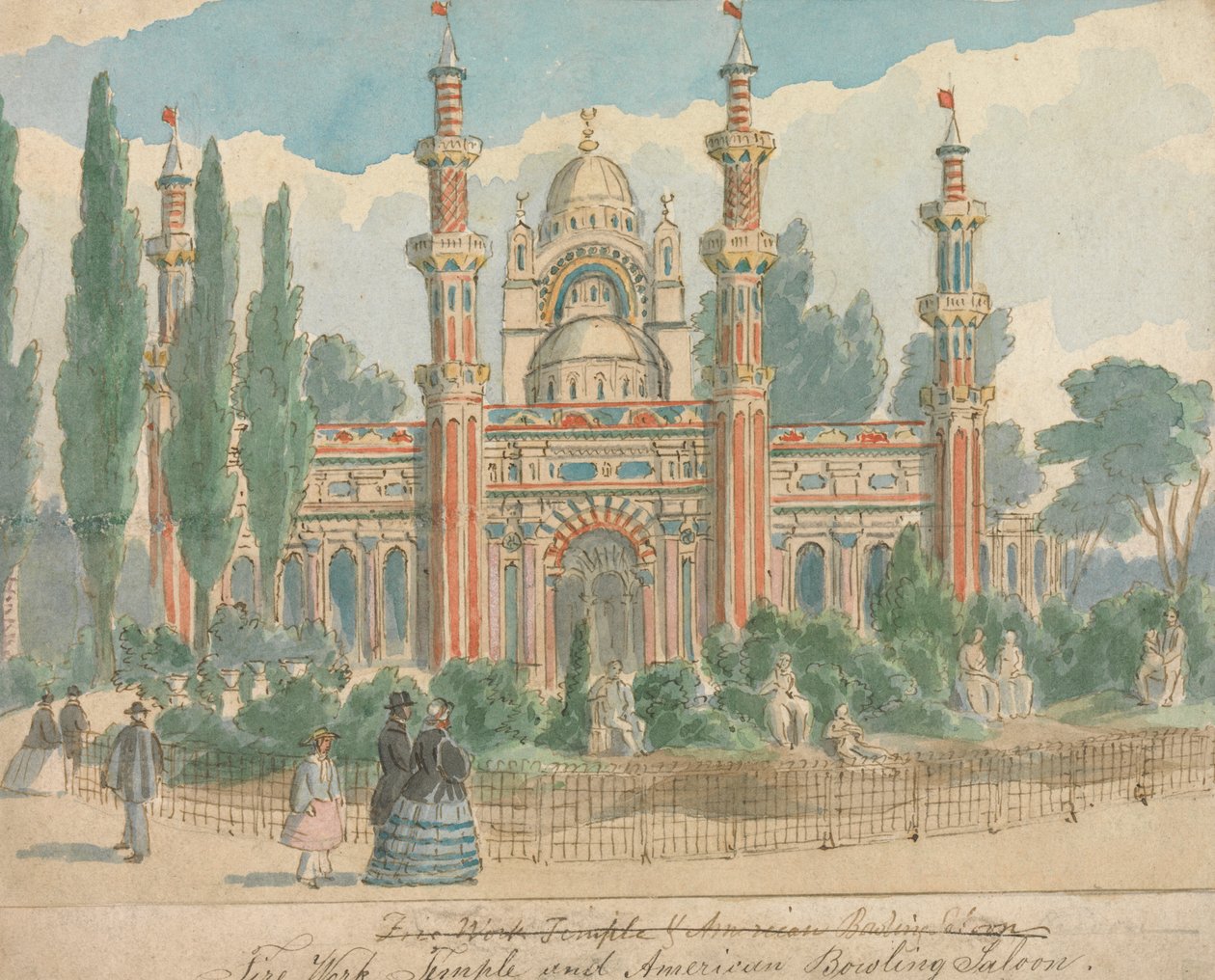 Templo de Trabalho do Fogo e Salão de Construção Americano de William Henry Brooke