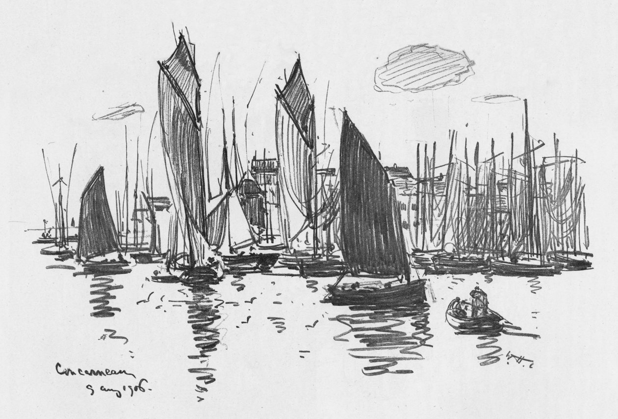 Concarneau, c1906 de William Henry Charlton