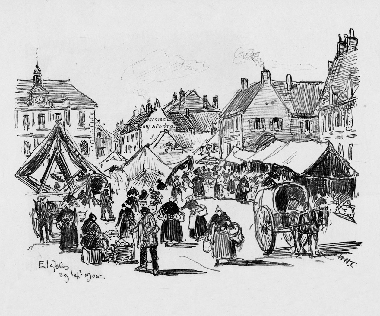 Etaples, c1906 de William Henry Charlton