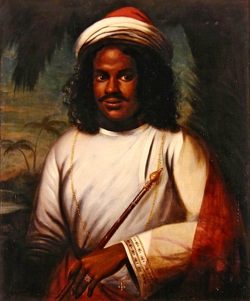 Retrato de um príncipe indiano de William Henry Florio Hutchinson