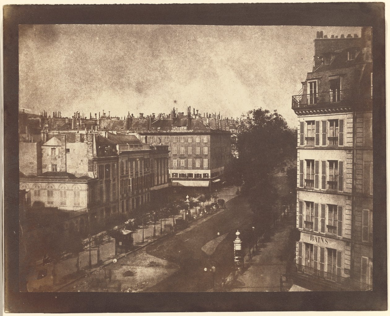 Vista aérea de Paris de William Henry Fox Talbot