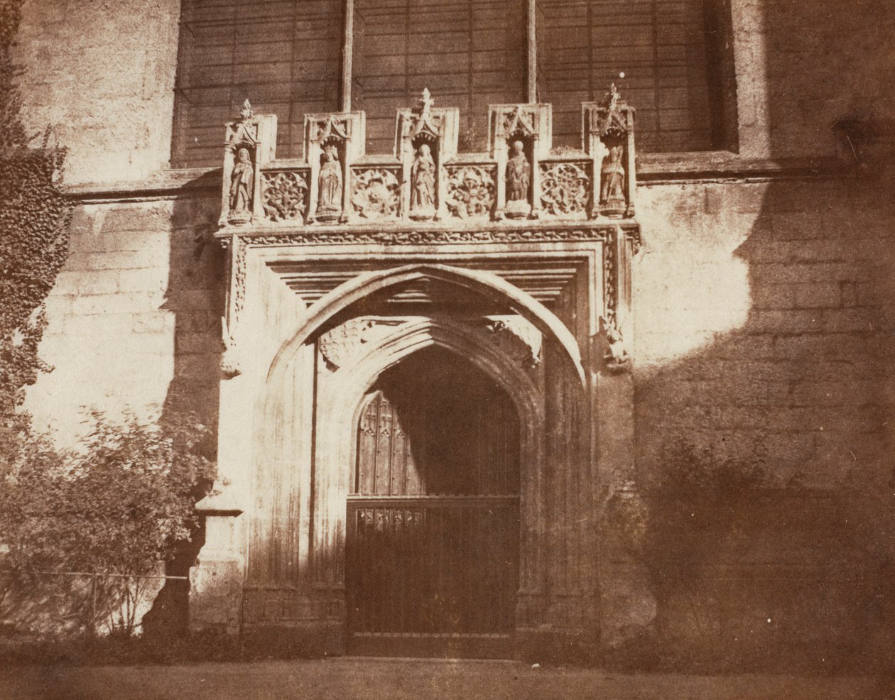 Porta Antiga, Magdalen College, Oxford de William Henry Fox Talbot