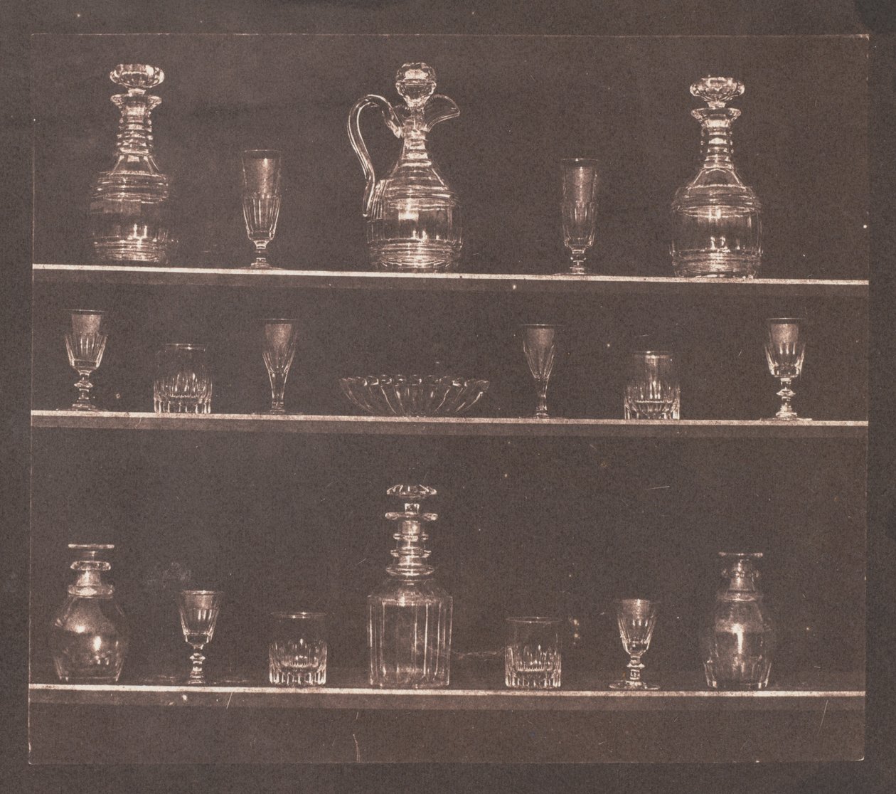 Artigos de vidro, 1844. de William Henry Fox Talbot