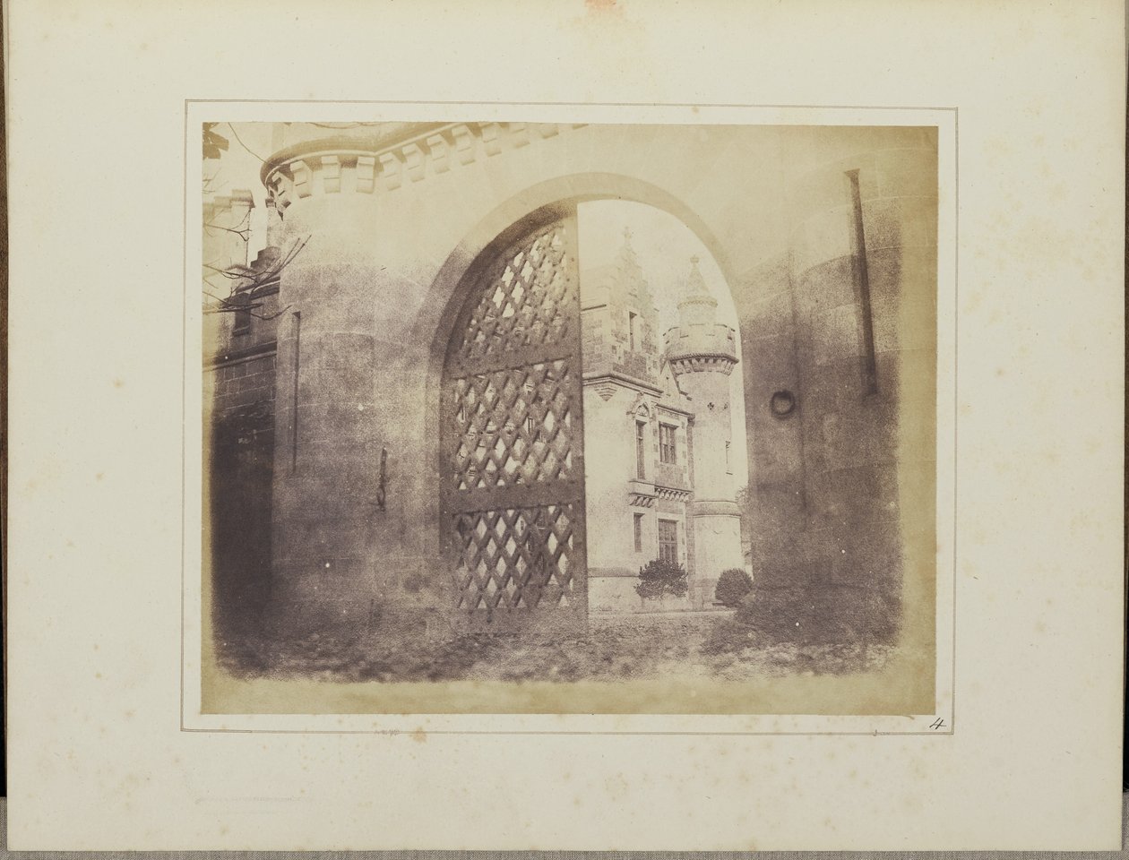 Portão de entrada, Abbotsford de William Henry Fox Talbot