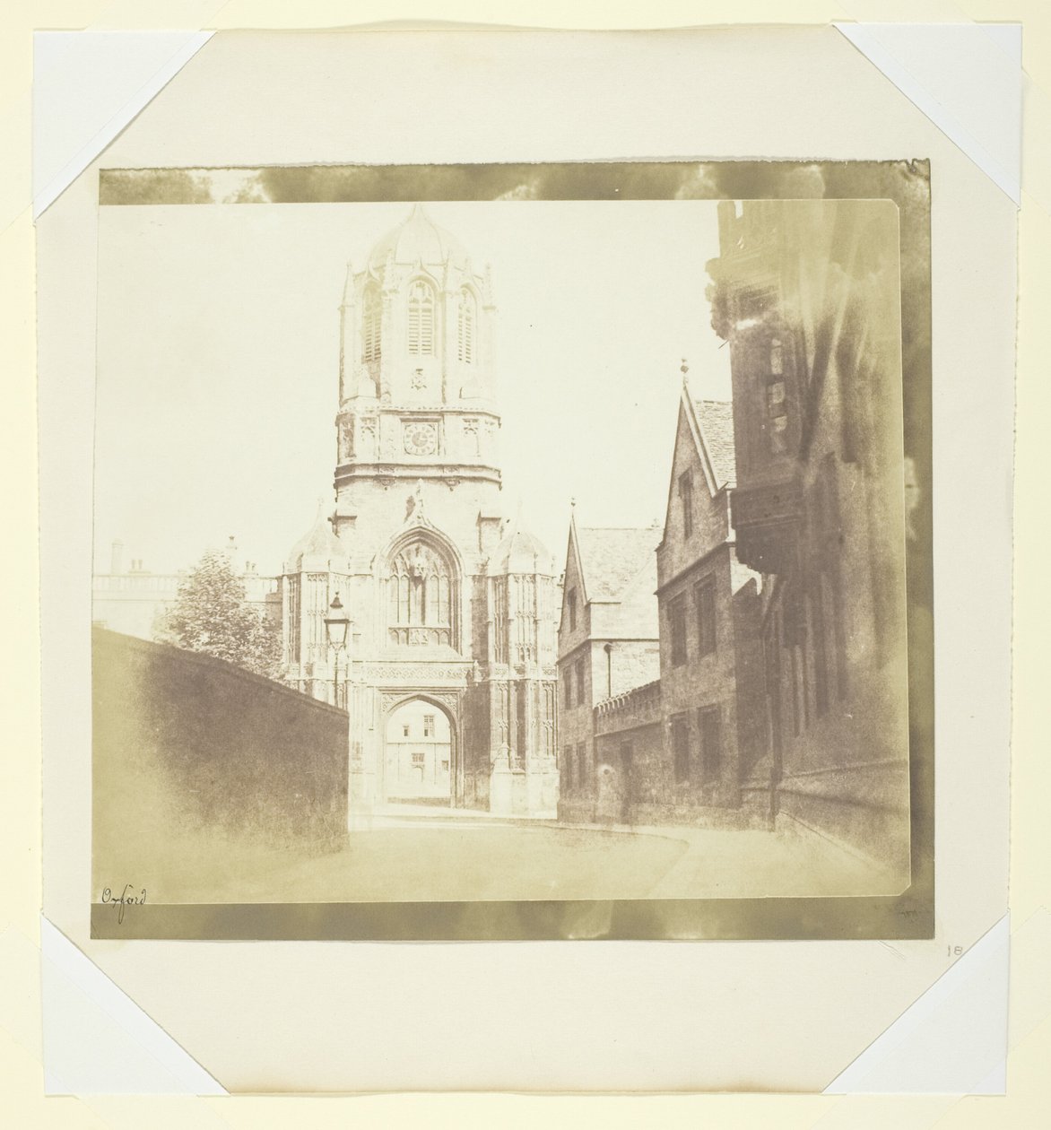 Portão de Christchurch, Oxford de William Henry Fox Talbot