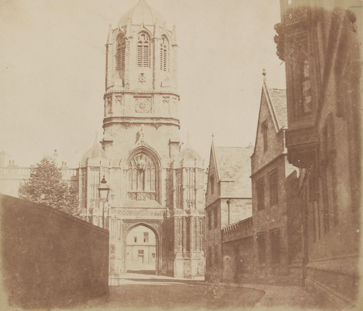 Porta de Christchurch, antes de Setembro de 1844. de William Henry Fox Talbot