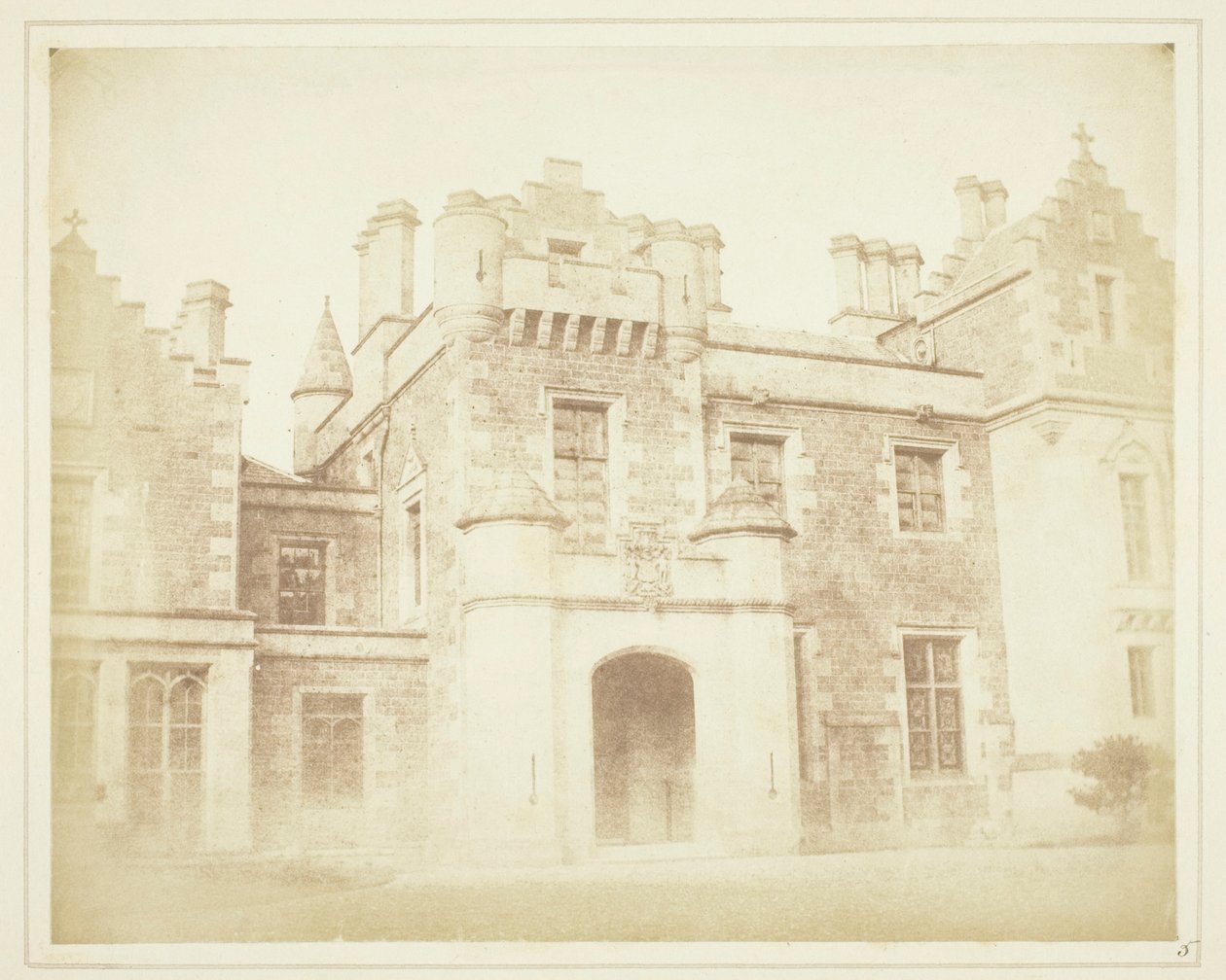 Porta do átrio, Abbotsford de William Henry Fox Talbot