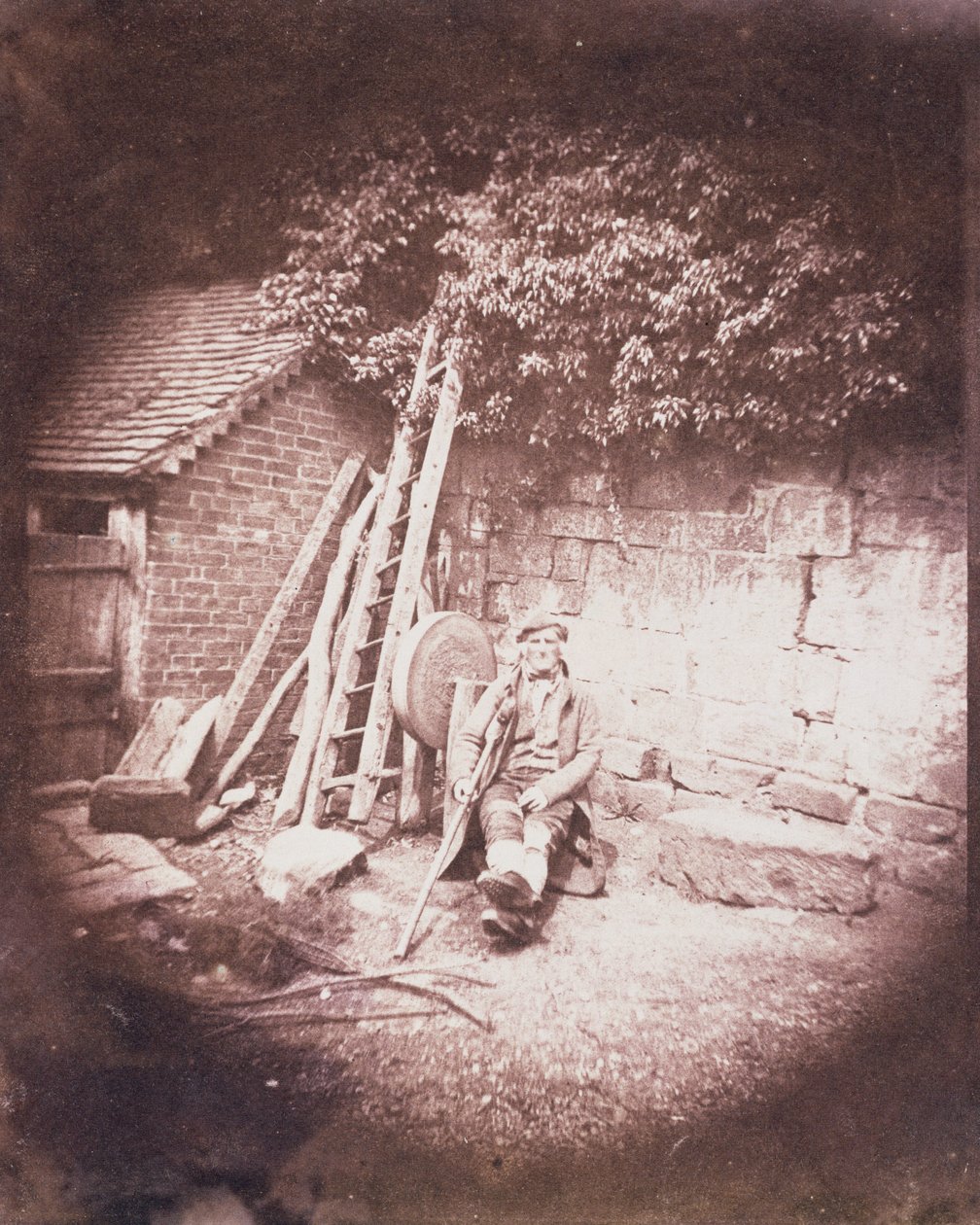 Homem com uma muleta, 1844 de William Henry Fox Talbot
