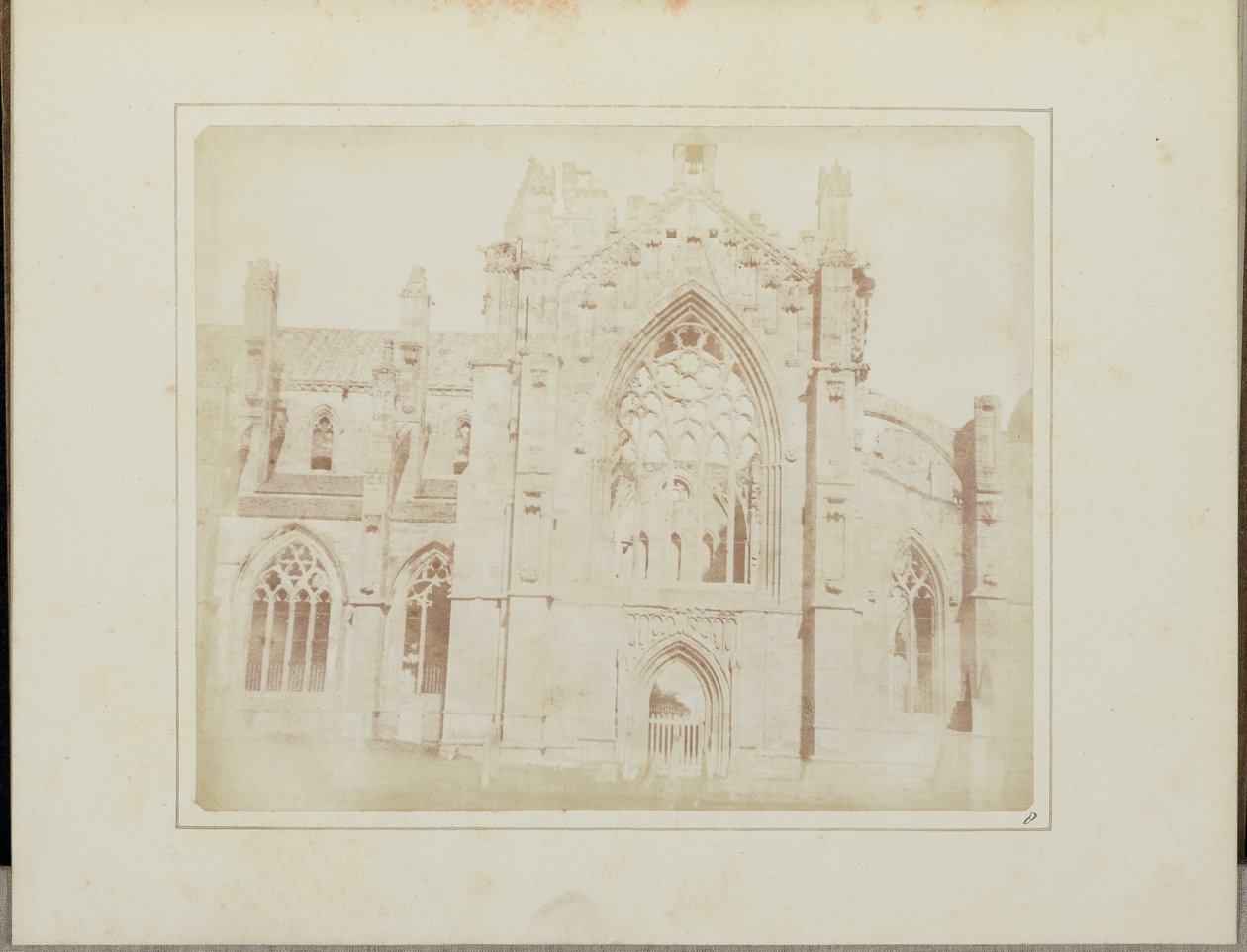 Abadia de Melrose de William Henry Fox Talbot