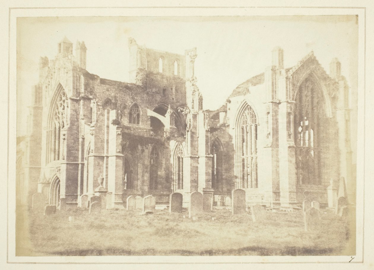 Abadia de Melrose de William Henry Fox Talbot