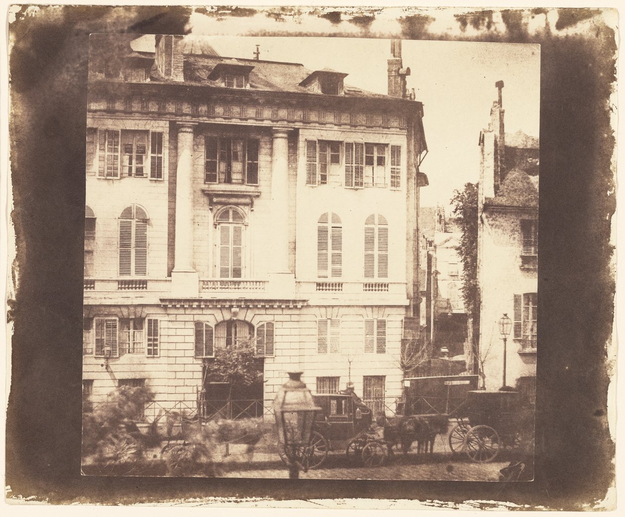 Casas em Paris em Paris de William Henry Fox Talbot