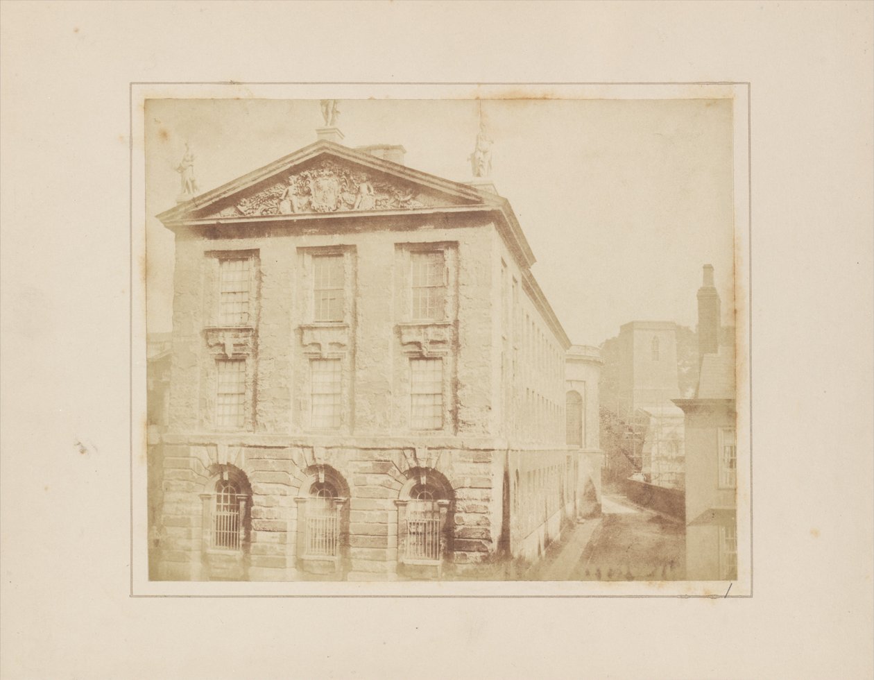 Parte do Queens College, Oxford de William Henry Fox Talbot
