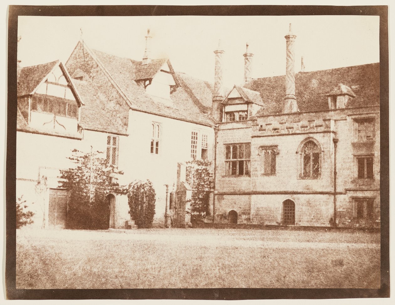 Canto sudeste do pátio norte, Abadia de Lacock de William Henry Fox Talbot