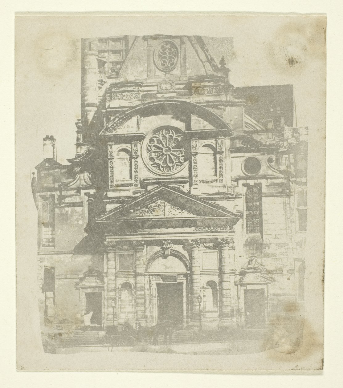 St. Etienne du Mont, Fachada de William Henry Fox Talbot