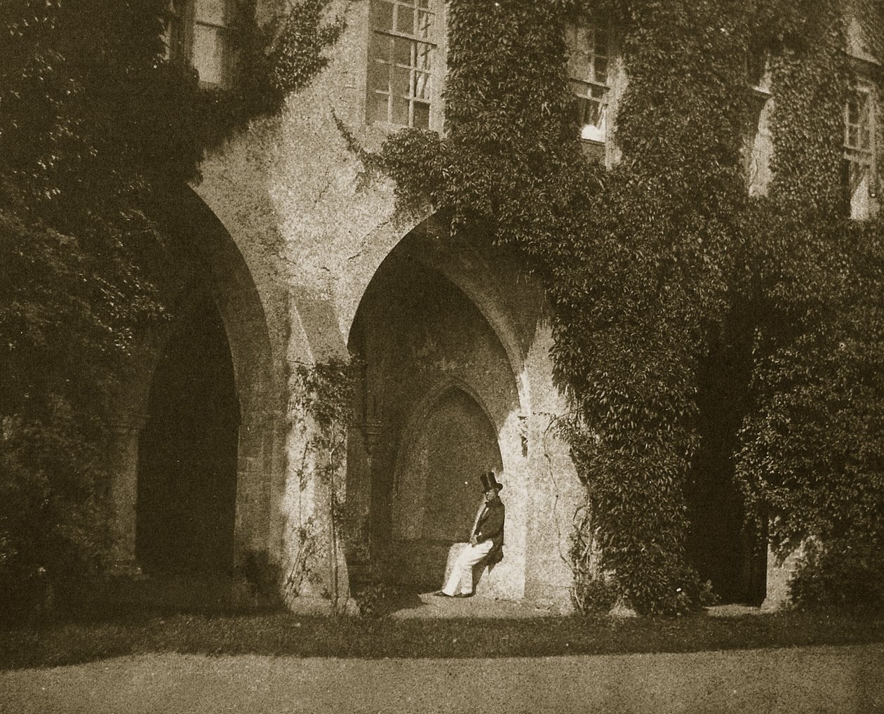 The Ancient Vestry, setembro de 1845 (impressão em papel salgado de calotipo negativo) de William Henry Fox Talbot