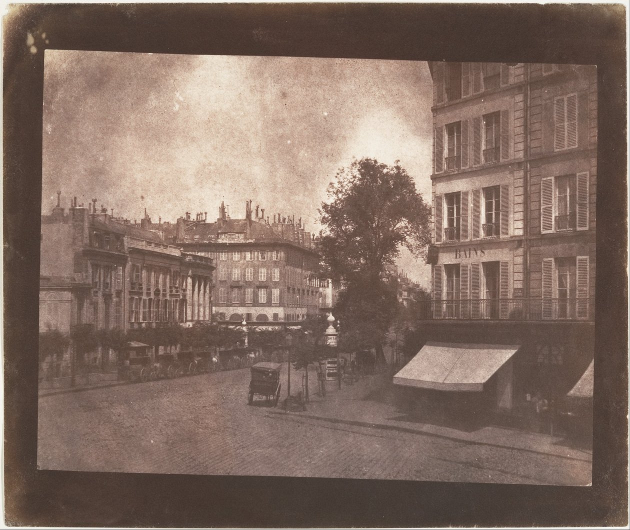 Os boulevards de Paris de William Henry Fox Talbot
