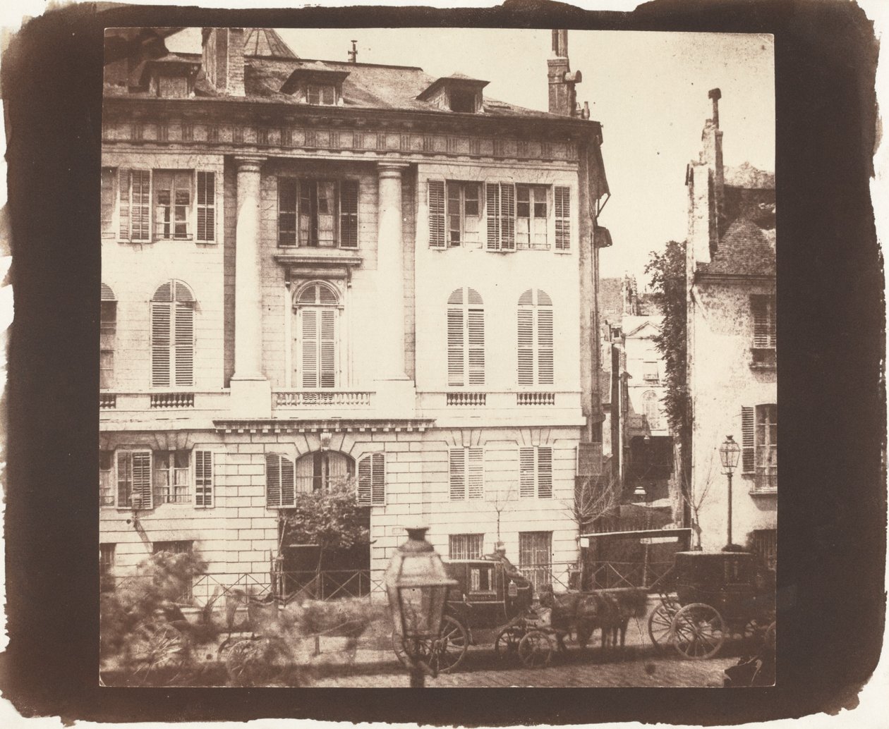 Os Boulevards de Paris, 1843 (foto) de William Henry Fox Talbot