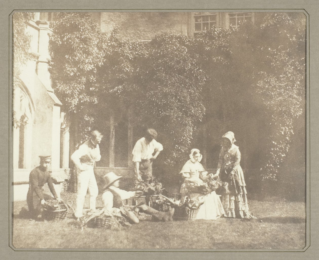 Os vendedores de fruta de William Henry Fox Talbot