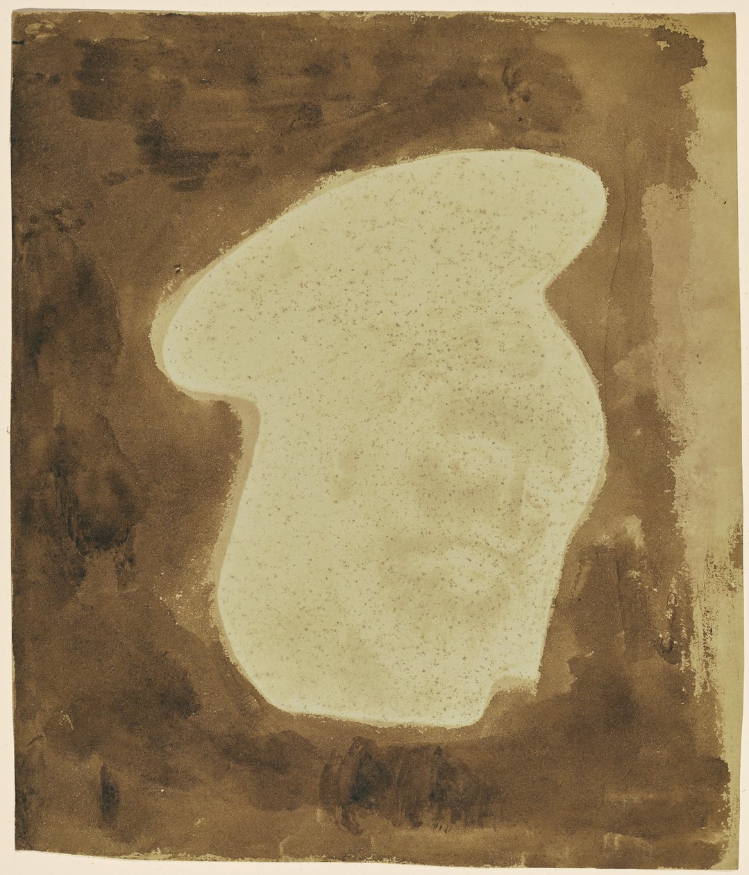 [A cabeça de Cristo a partir de uma pintura sobre vidro]. de William Henry Fox Talbot