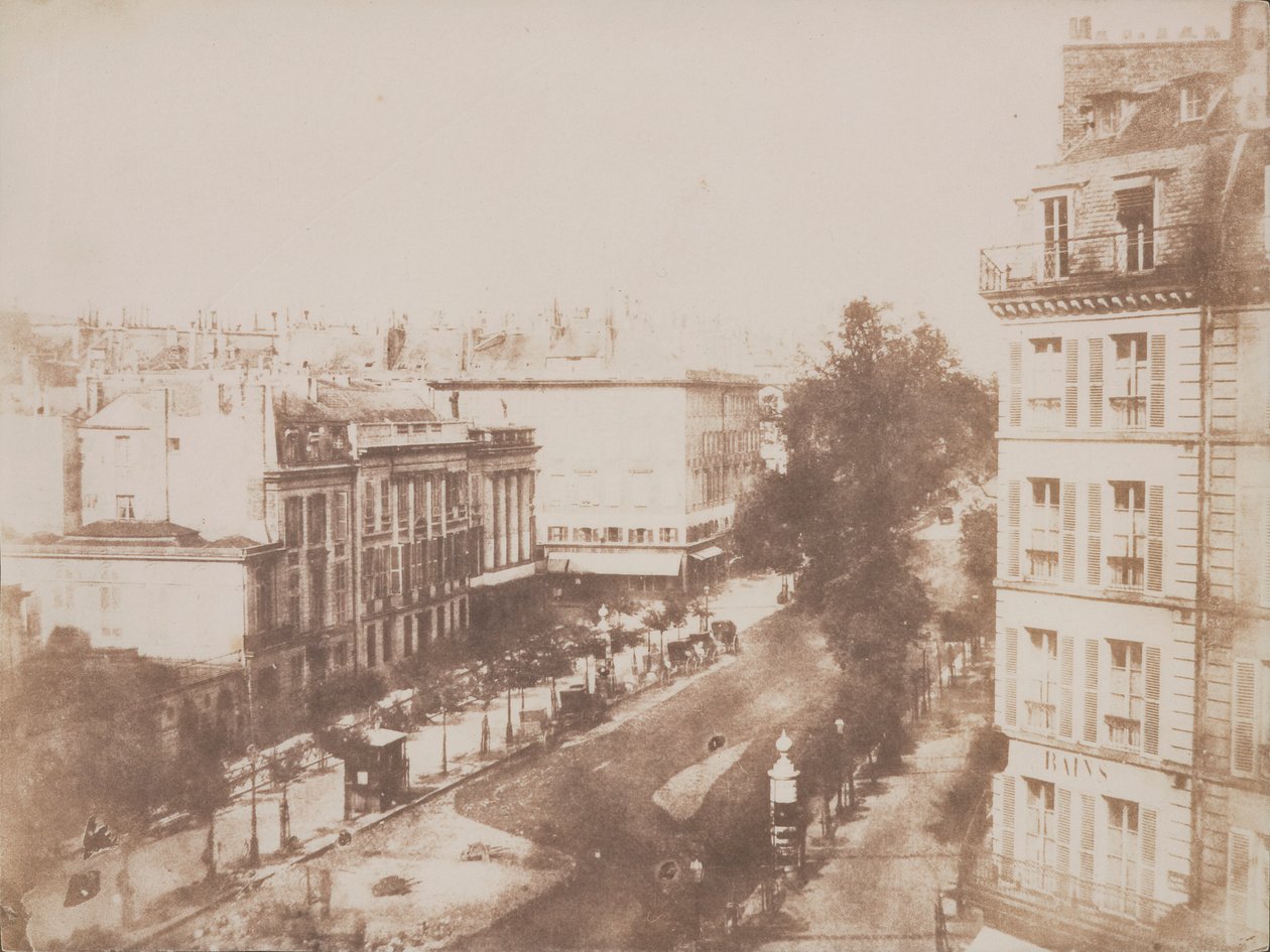Vista dos Boulevards em Paris de William Henry Fox Talbot