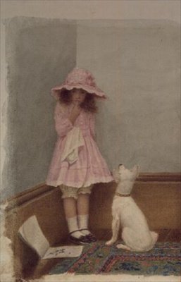 Em Desgraça (aguarela) de William Henry Gore