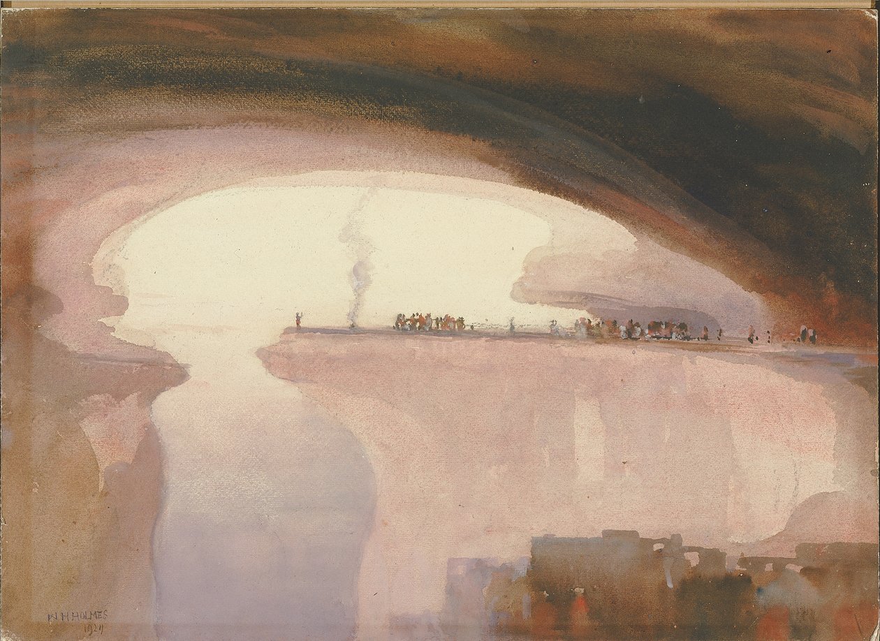 Uma Cerimónia do Cliff Dweller, Colorado, 1924. de William Henry Holmes