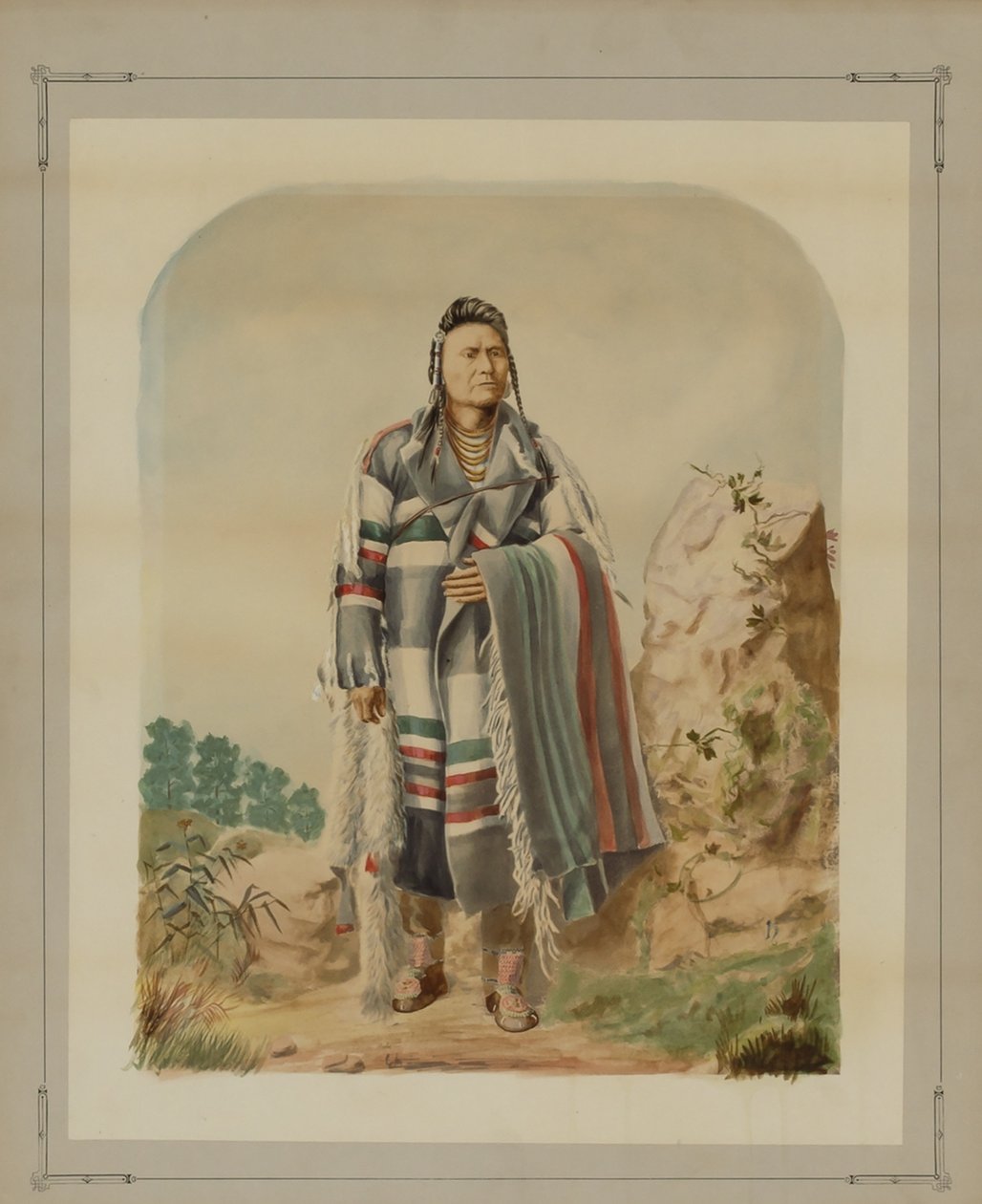 Chefe Joseph dos Nez Perce de William Henry Holmes