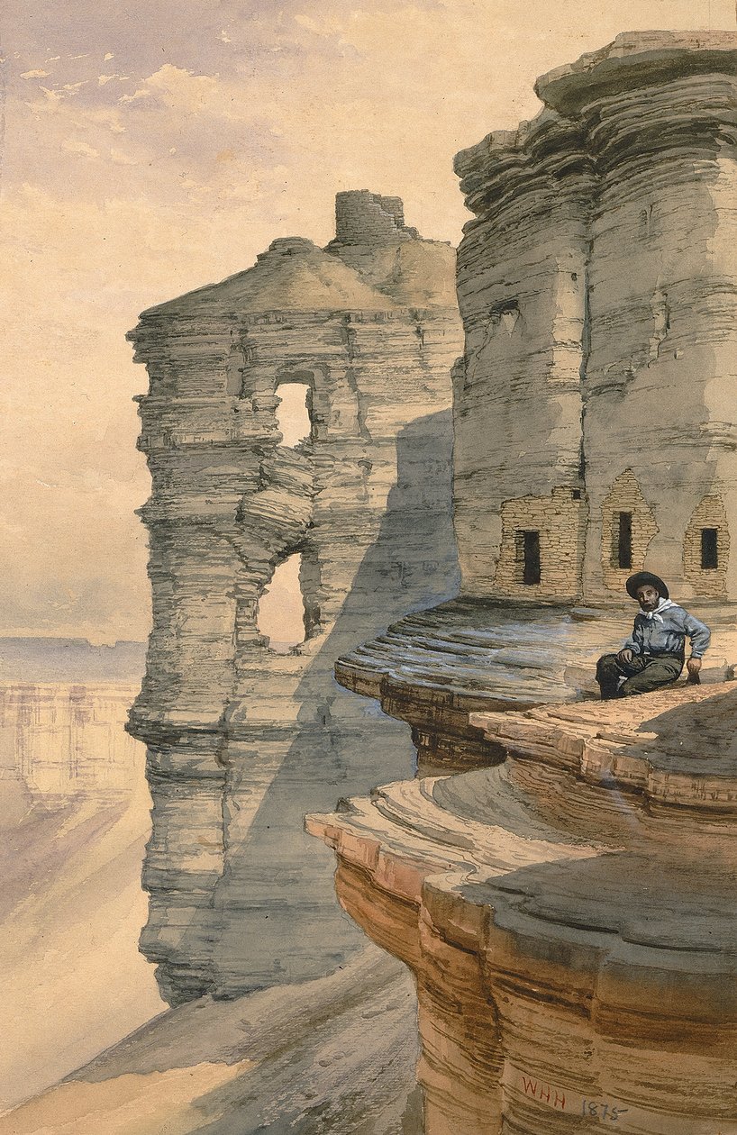 Cliff Houses on the Rio Mancos, Colorado, 1878. de William Henry Holmes