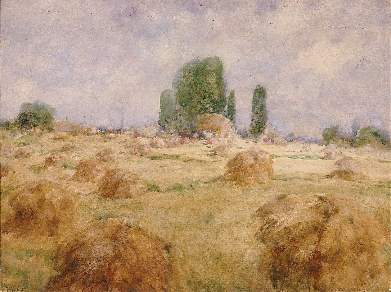 Choque no campo de trigo de William Henry Holmes