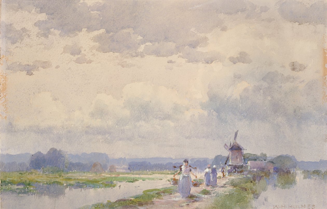 Na Holanda, n.d. de William Henry Holmes
