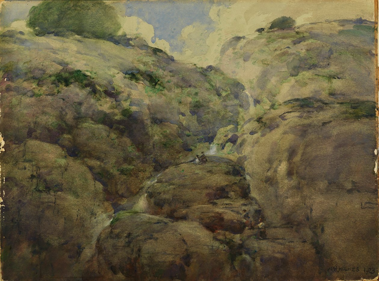 Desfiladeiro da Montanha, Colorado de William Henry Holmes