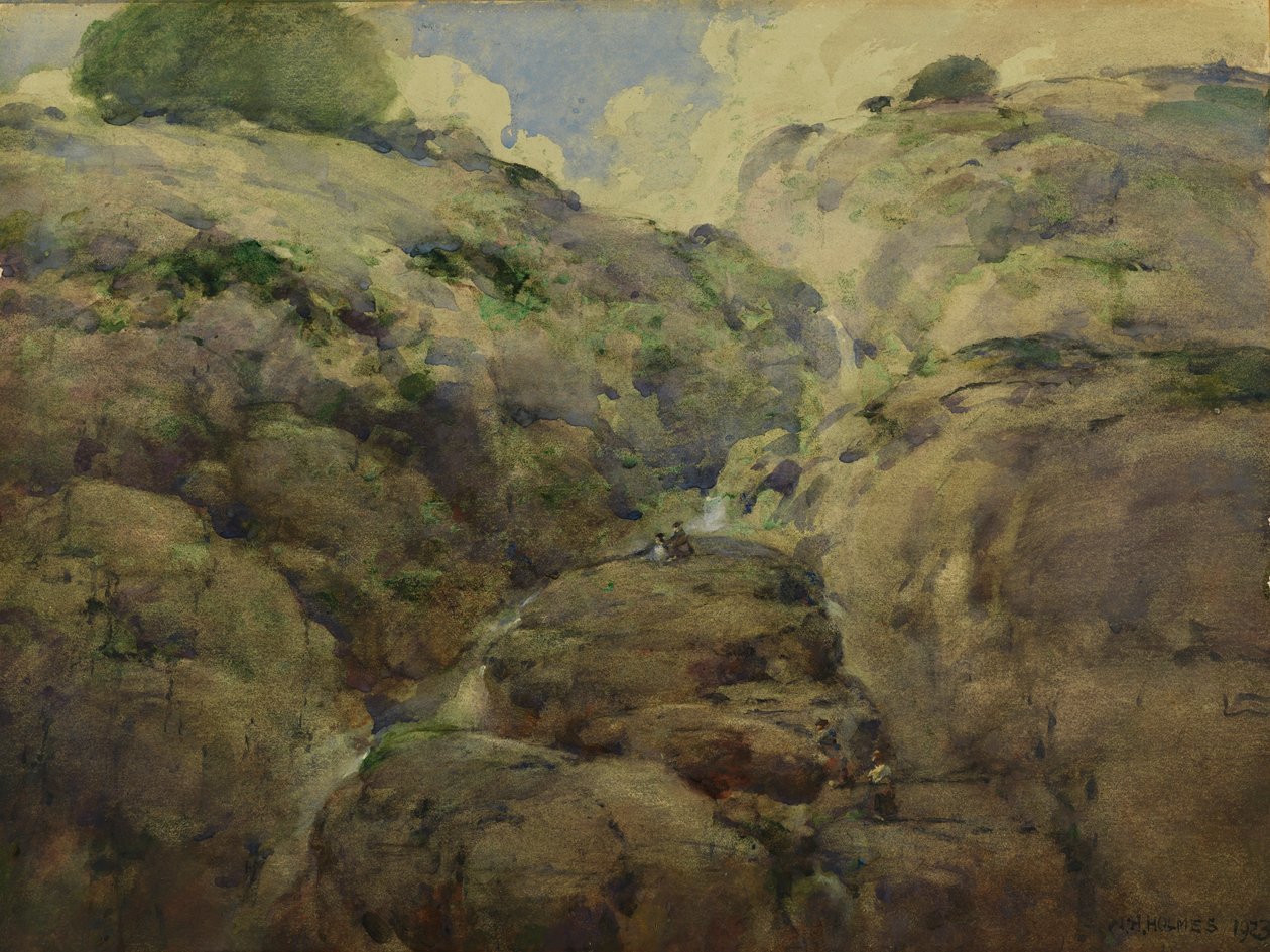 Mountain Gorge, Colorado, 1923. de William Henry Holmes