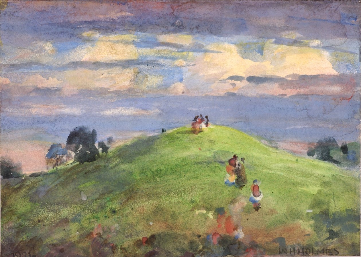 Na Colina do Pôr-do-Sol, 1926 de William Henry Holmes